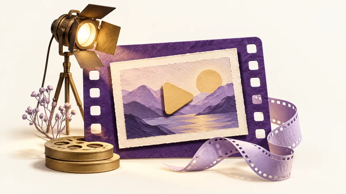 Editorial illustration for Gemini Omni in Asset Studio: Turn Social Assets into YouTube Ads