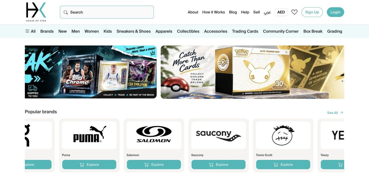 House of Stox website image from Hikmah AI's public portfolio