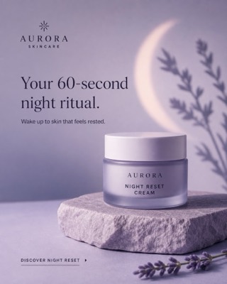 Aurora lavender night ritual creative